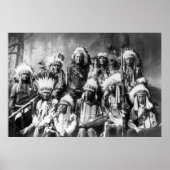 Chief Red Cloud with other Chiefs: 1899 Poster (Voorkant)
