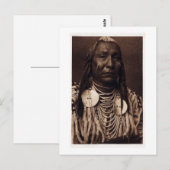 Chief Red Wing - Tatankamani - Walking Buffalo Briefkaart (Voorkant / Achterkant)