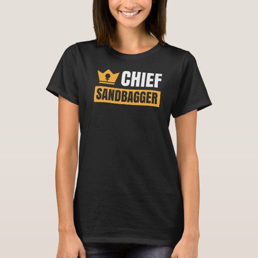 Chief Sandbagger Gag Golf T-shirt (Voorkant)