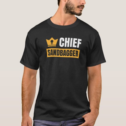 Chief Sandbagger Gag Golf   T-shirt (Voorkant)