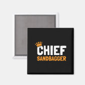 Chief Sandbagger Golf - Eén volwassenen Magneet (Voorkant / Achterkant)