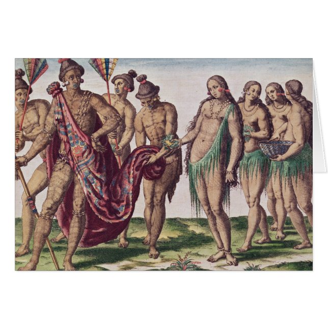 Chief Satouriona en zijn vrouw gaan naar een Walk (Voorkant Horizontaal)