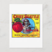 Chief Seattle Apples Briefkaart (Voorkant)