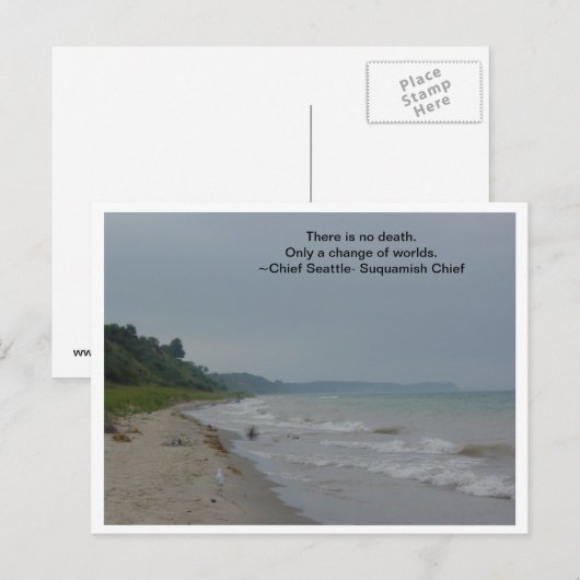 ~Chief Seattle~ Briefkaart (Voorkant / Achterkant)