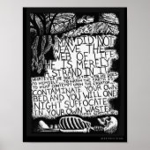 Chief Seattle Quote Poster - Web of Life (Voorkant)