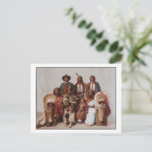 Chief Sevara Family Ute 1897 Briefkaart (Staand voorkant)