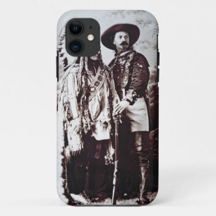 Chief Sitting Bull (1831-90) op tournee met Buffal Case-Mate iPhone Case