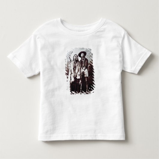 Chief Sitting Bull (1831-90) op tournee met Buffal Kinder Shirts (Voorkant)