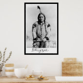Chief Sitting Bull 1889 Poster (Keuken)
