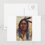 Chief Sitting Bull Briefkaart (Voorkant / Achterkant)