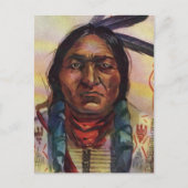 Chief Sitting Bull Briefkaart (Voorkant)
