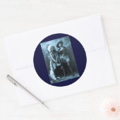 Chief Sitting Bull en Buffalo Bill 1895 Ronde Sticker (Envelop)