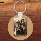 Chief Sitting Bull en Buffalo Bill 1895 Sleutelhanger (Voorkant)