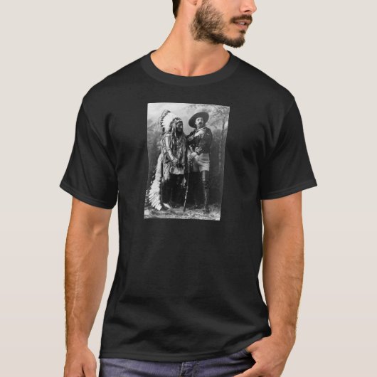 Chief Sitting Bull en Buffalo Bill 1895 T-shirt (Voorkant)
