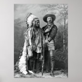 CHIEF SITTING BULL en Buffalo Bill Cody Poster (Voorkant)