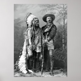 CHIEF SITTING BULL en Buffalo Bill Cody Poster