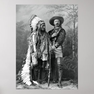CHIEF SITTING BULL en Buffalo Bill Cody Poster
