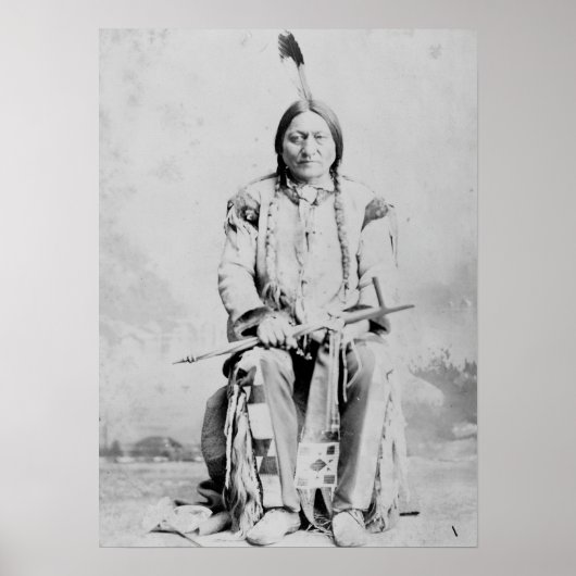  Chief Sitting Bull Native American Poster (Voorkant)