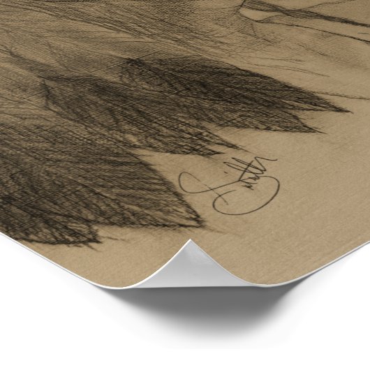 Chief Smoking Weed Poster (Hoek)