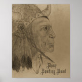 Chief Smoking Weed Poster (Voorkant)