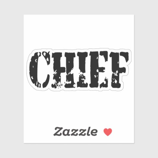 CHIEF STICKER (Vel)