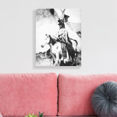 'Chief View Glass', c.1875 (foto van B/W) Canvas Afdruk (Insitu (Woonkamer))