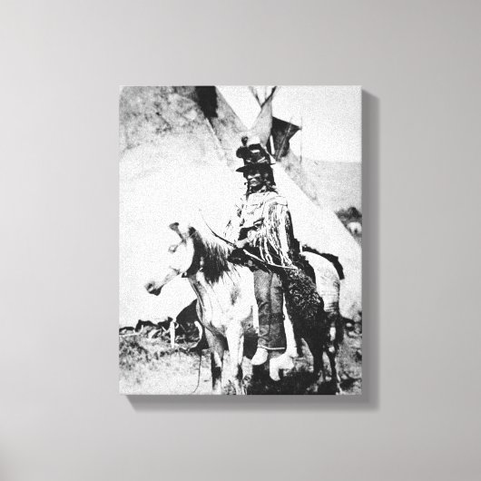 'Chief View Glass', c.1875 (foto van B/W) Canvas Afdruk (Voorkant)