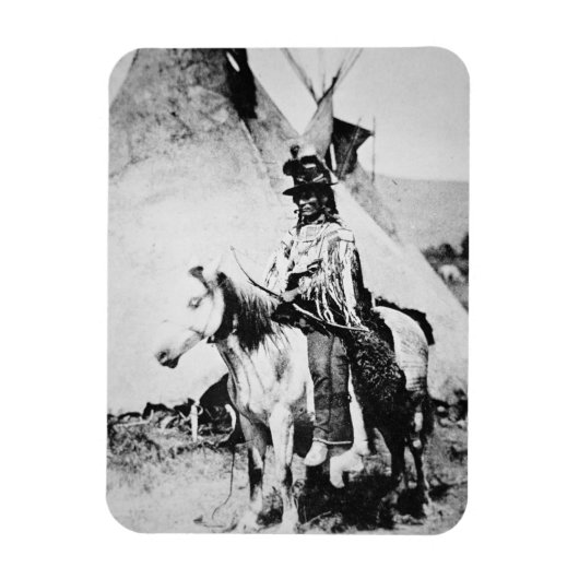 'Chief View Glass', c.1875 (foto van B/W) Magneet (Verticaal)
