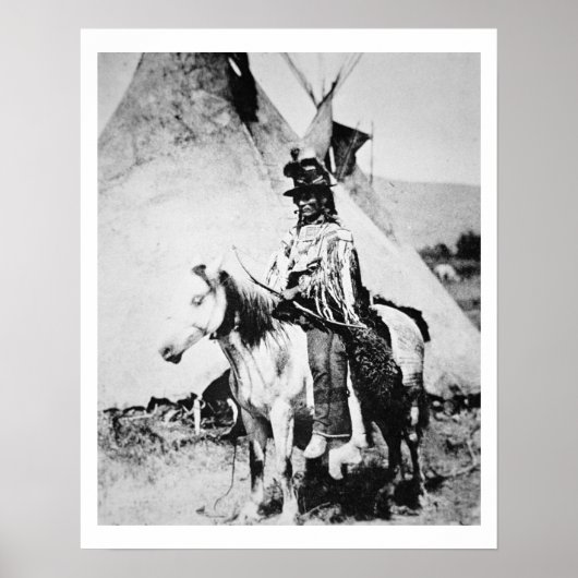 'Chief View Glass', c.1875 (foto van B/W) Poster (Voorkant)