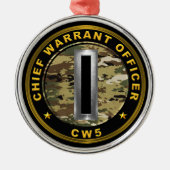 Chief Warrant Officer Five-CW5 Metalen Ornament (Voorkant)