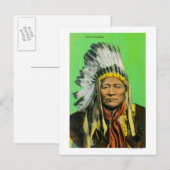Chief Washakie Portrait Briefkaart (Voorkant / Achterkant)