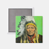 Chief Washakie Portrait Magneet (Voorkant / Achterkant)