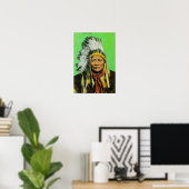 Chief Washakie Portrait Poster (Thuiskantoor)