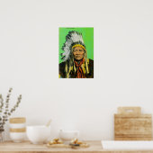 Chief Washakie Portrait Poster (Keuken)