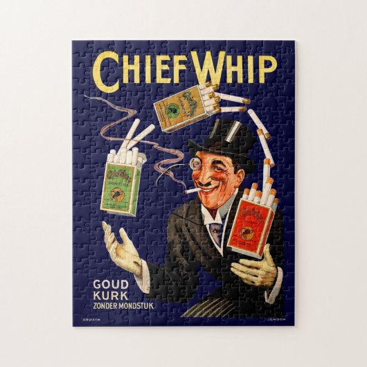 Chief Whip sigaretten uit 1920 Legpuzzel (Verticaal)