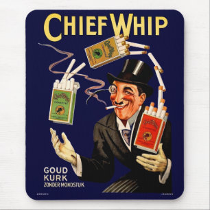 Chief Whip sigaretten uit 1920 Muismat