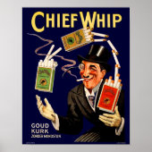 Chief Whip sigaretten uit 1920 Poster (Voorkant)