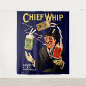 Chief Whip sigaretten uit 1920 Wandkleed (Voorkant)