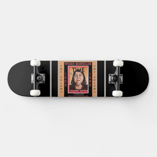Chief Wilma Mankiller - Persoonlijk Skateboard (Horizontaal)