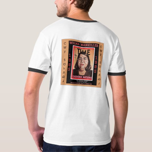 Chief Wilma Mankiller - T-shirt (Achterkant volledig)