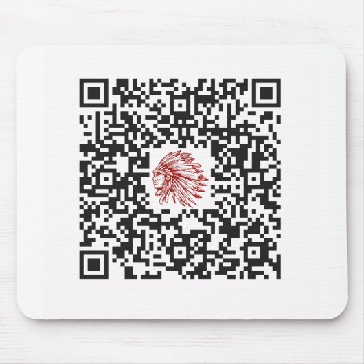 Chiefs Aangepaste Muismat met QR-code (Voorkant)