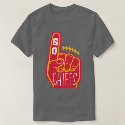 Chiefs Foam Finger T-shirt (Design voorkant)