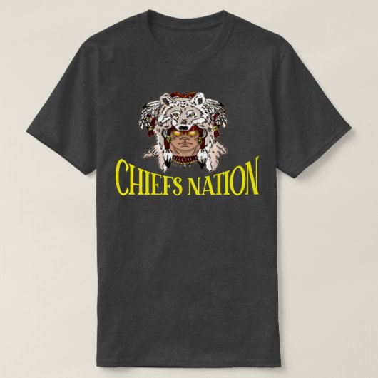 Chiefs Nation Unieke Fan Gift T-shirt (Design voorkant)