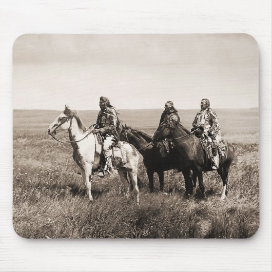 Chiefs van Piegan Blackfoot Muismat (Voorkant)