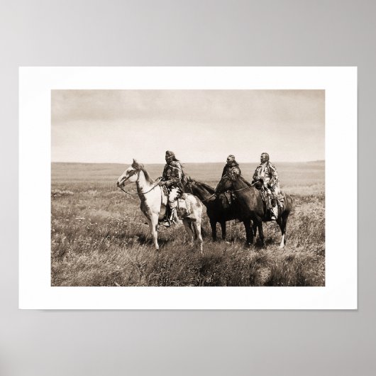 Chiefs van Piegan Blackfoot Poster (Voorkant)