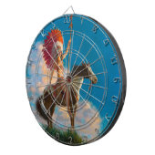 Chieftess Vrouw Indiaanse indiaan Chief Dartbord (Voorkant Rechts)