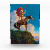 Chieftess Vrouw Indiaanse indiaan Chief Fotoblokken (Voorkant)