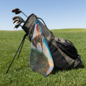 Chieftess Vrouw Indiaanse indiaan Chief Golfhanddoek (Groen)