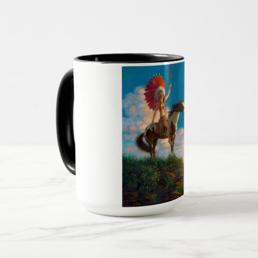 Chieftess Vrouw Indiaanse indiaan Chief Mok (Voorkant links)