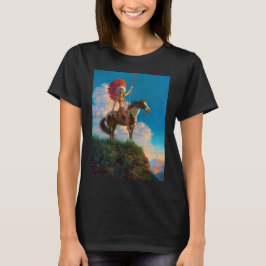 Chieftess Vrouw Indiaanse indiaan Chief T-shirt